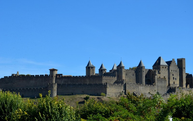 Aude-Corbières à vélo : Carcassonne et les châteaux Cathares